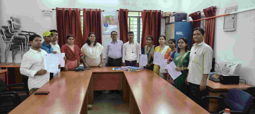महिला एवं बाल विकास के चयनित कर्मियों को मिला नियुक्ति पत्र
